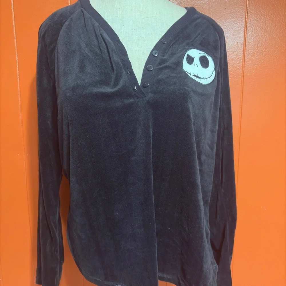Nightmare Before Christmas Pajama Set Disney Top Bottoms Jack Sally - Picture 3 of 9